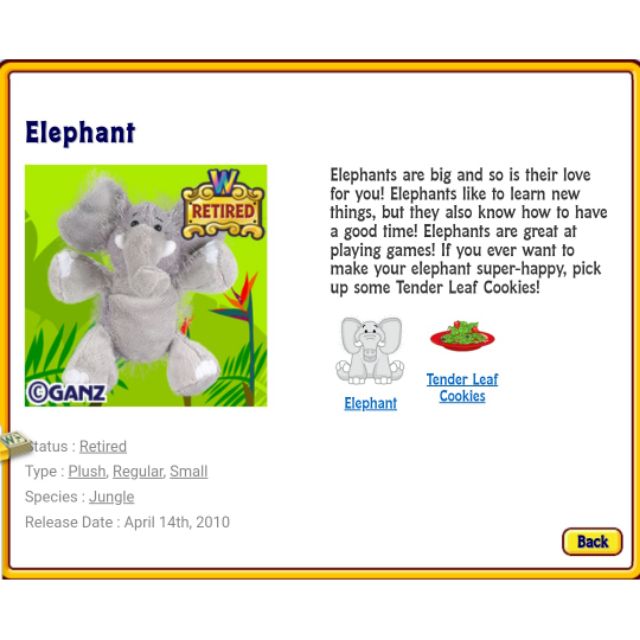 webkinz retired pets