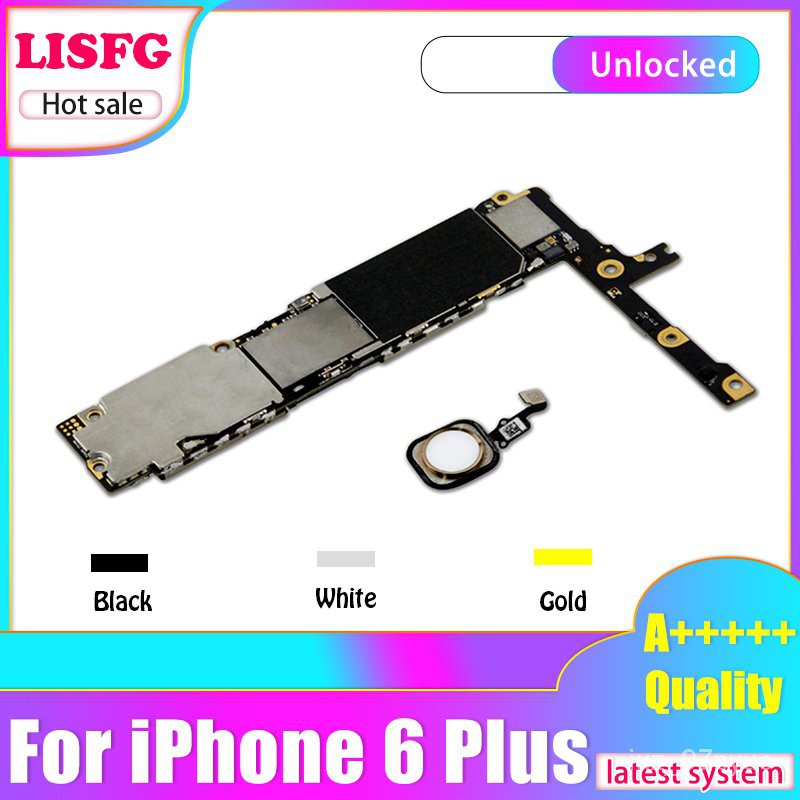 Original Unlocked Motherboard for iphone 6 plus 6p Clean icloud with ...