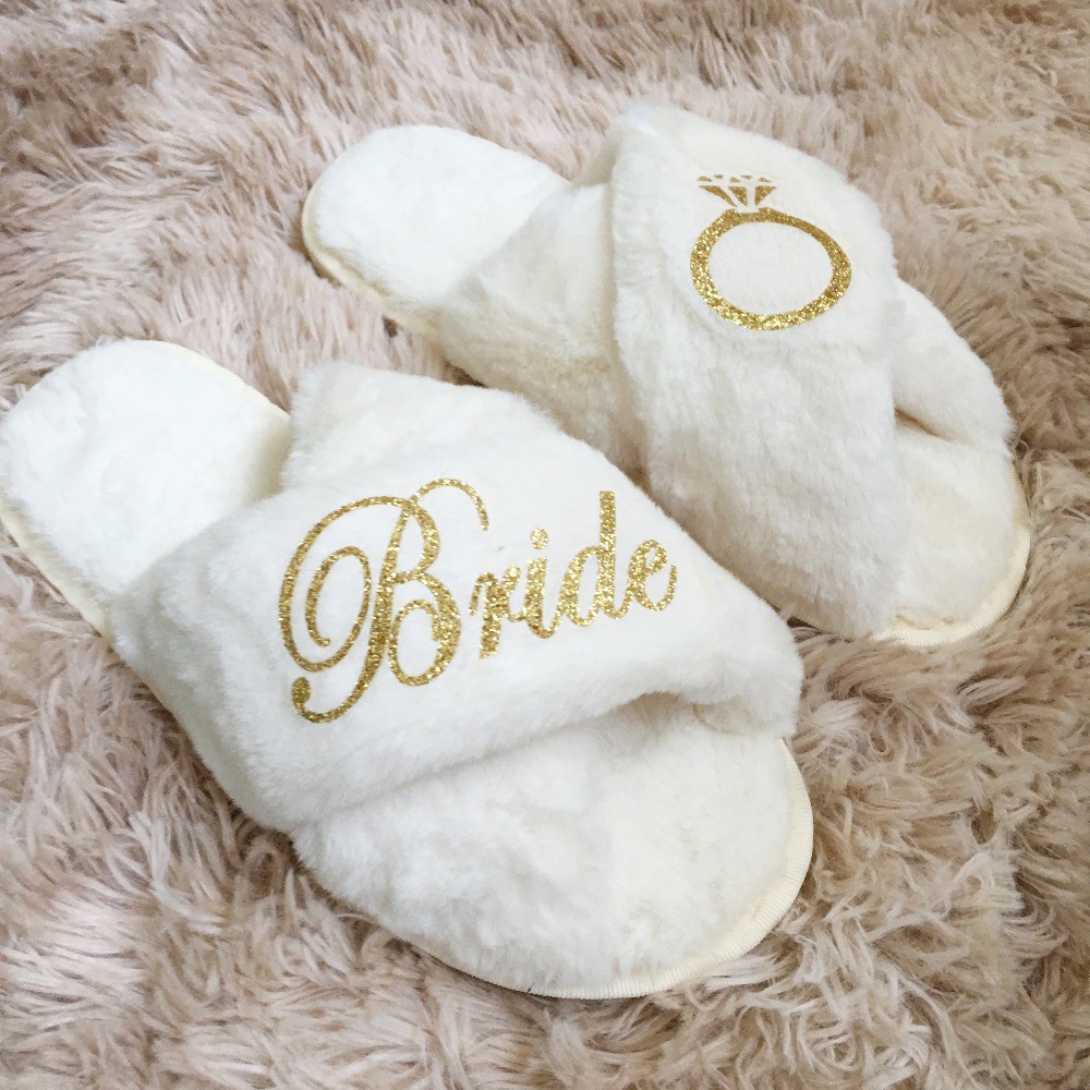 bride squad sandals