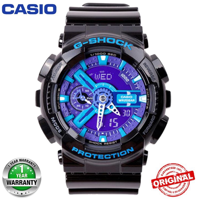 casio g shock blue