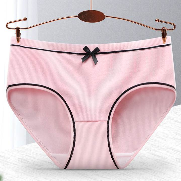 shopee: M-xxlwomen panties spender underwear breathing seamless underwear antibacterial panty seluar dalam Wanita women's underwear (0:5:Colour:Pink;1:3:Size:XXL)