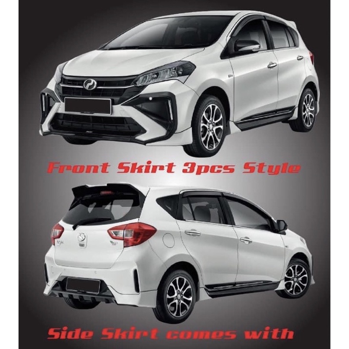 Perodua Myvi Facelift 2022 2023 2024 Gear up bodykit body kit front