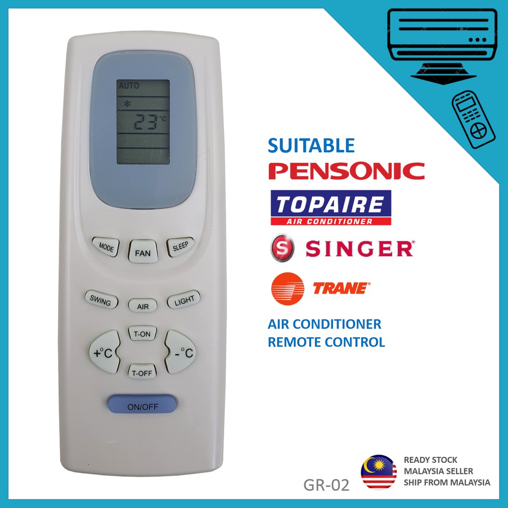 Pensonic Topaire Singer Trane Gree Air Cond Aircond Air Conditioner