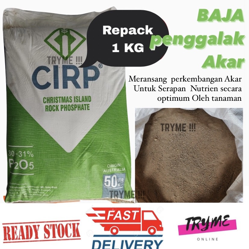 Baja Penggalak Akar Christmas Island Rock Phospate Harum Manis Shopee Malaysia