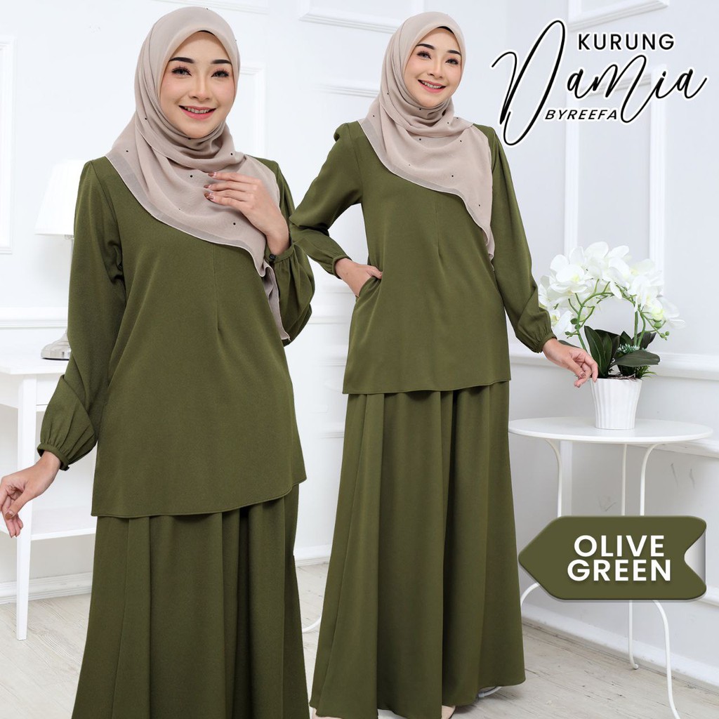 Baju raya olive green