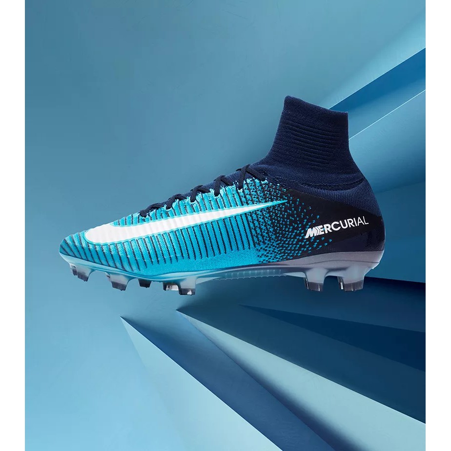 Nike Magista Opus II Ag pro Soccer Cleats Mens 9 Black Blue 843814