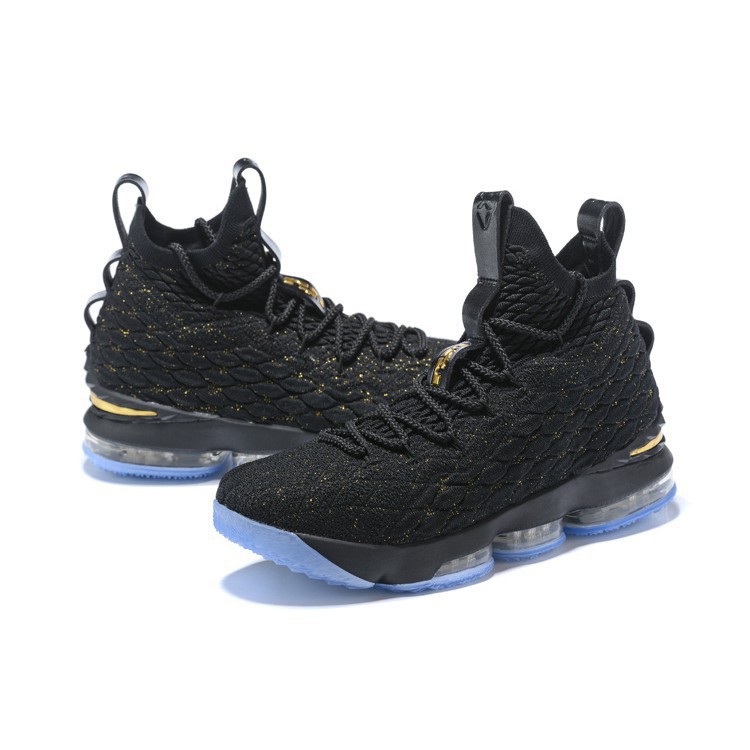 lebron james 15 black and gold