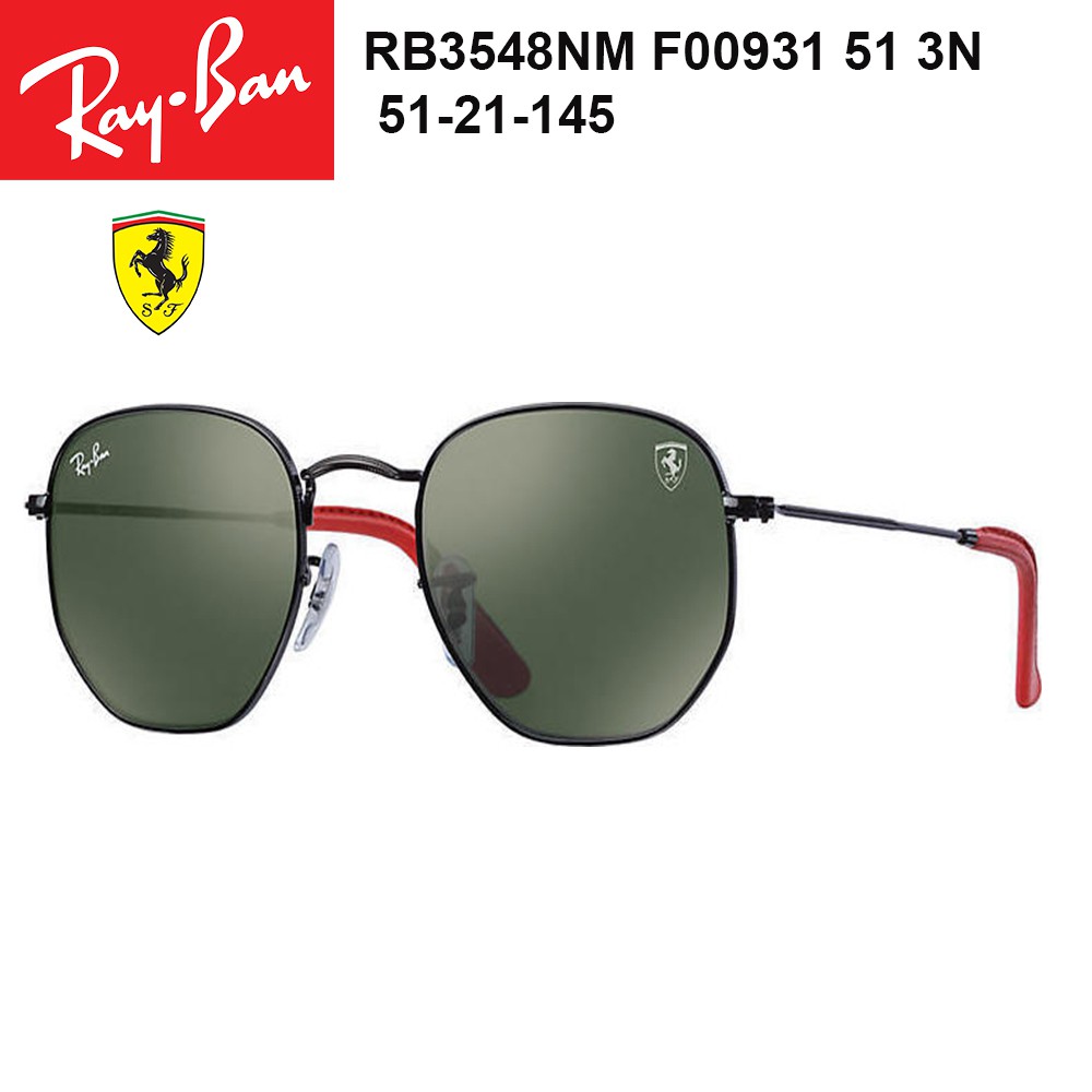 ray ban hexagonal ferrari