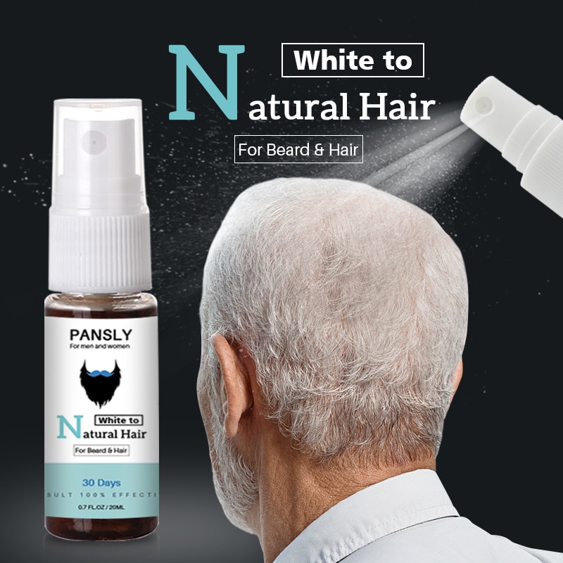 Magical Herbal Cure White Hair Treatment Spray 20ML Remedies Change White  Gray Hair To Black Permanently In 30 Days Naturally | Shopee Malaysia