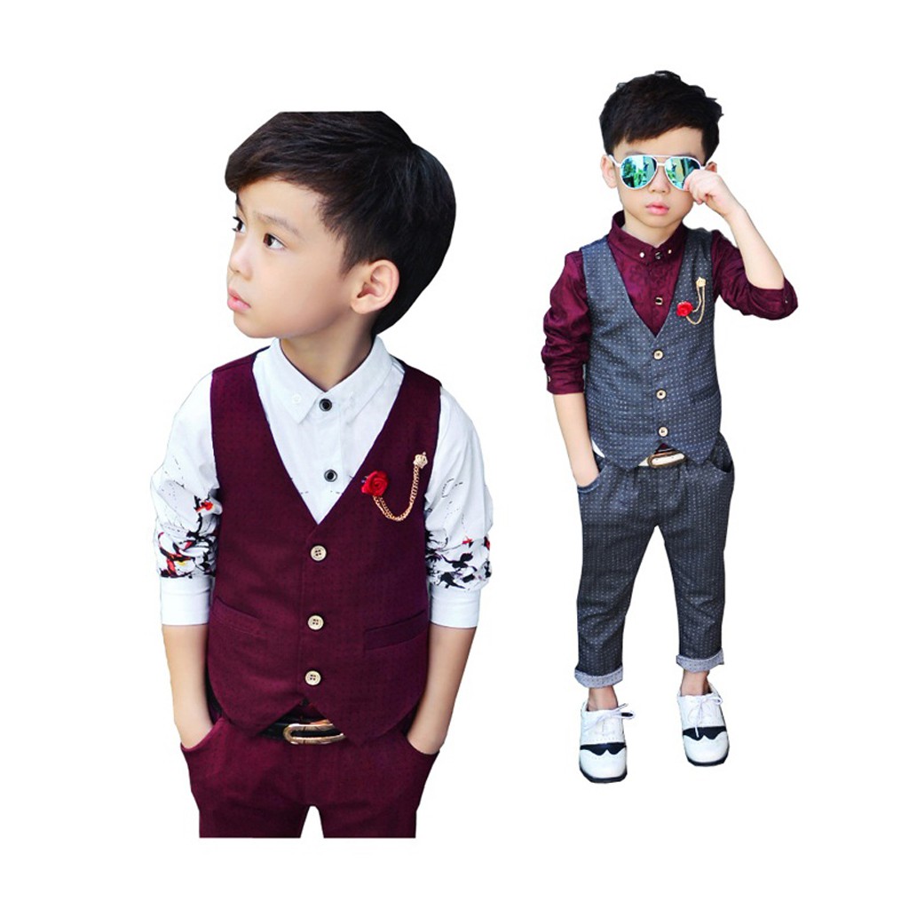 baby boy vest suit
