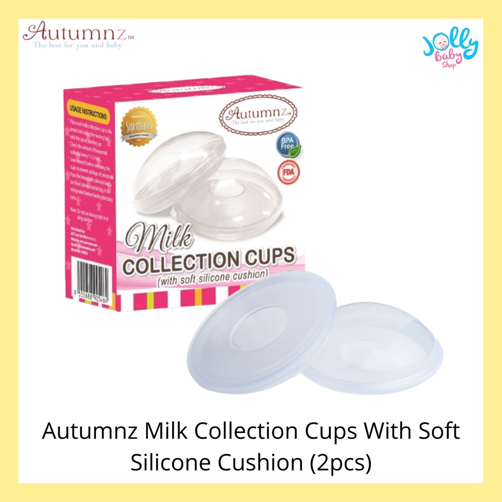 Autumnz Milk Collection Cups With Soft Silicone Cushion (2pcs) Shopee