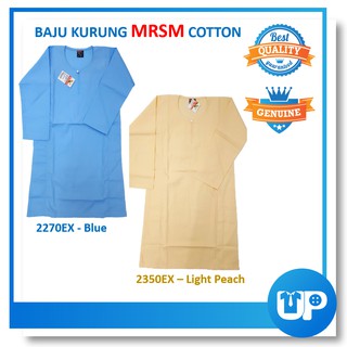 Falcon Baju Kurung Mrsm Pengawas Sekolah Warna Biru Muda Dan Light Peach Kain Cotton Falcon 2350ex 2270ex Shopee Malaysia