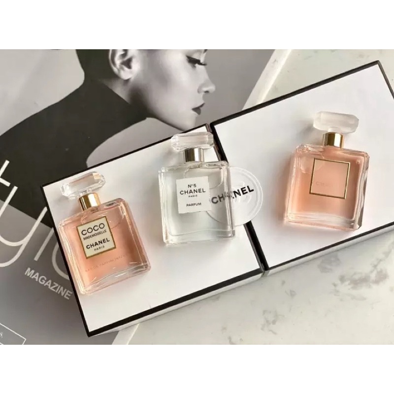 Original Chanel Parfum 3in1 Gift Set 3x7 5ml Coco Mademoiselle Coco Edp Intense N 5 Shopee Malaysia