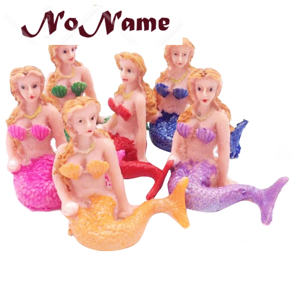 Nn Resin Cute Little Mermaid Fish Tank Aquarium Decorations