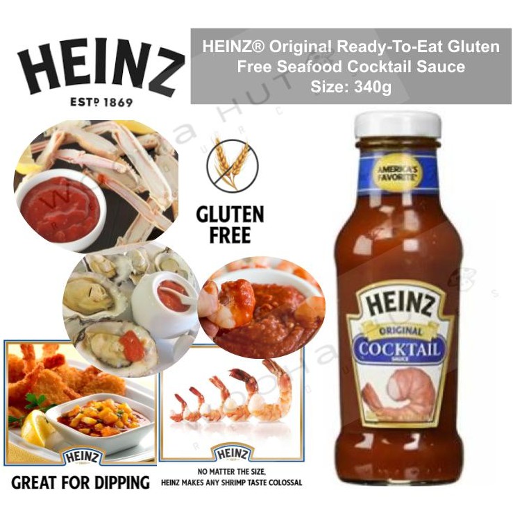 HEINZ® Original ReadyToEat Gluten Free Seafood Cocktail Sauce 340g