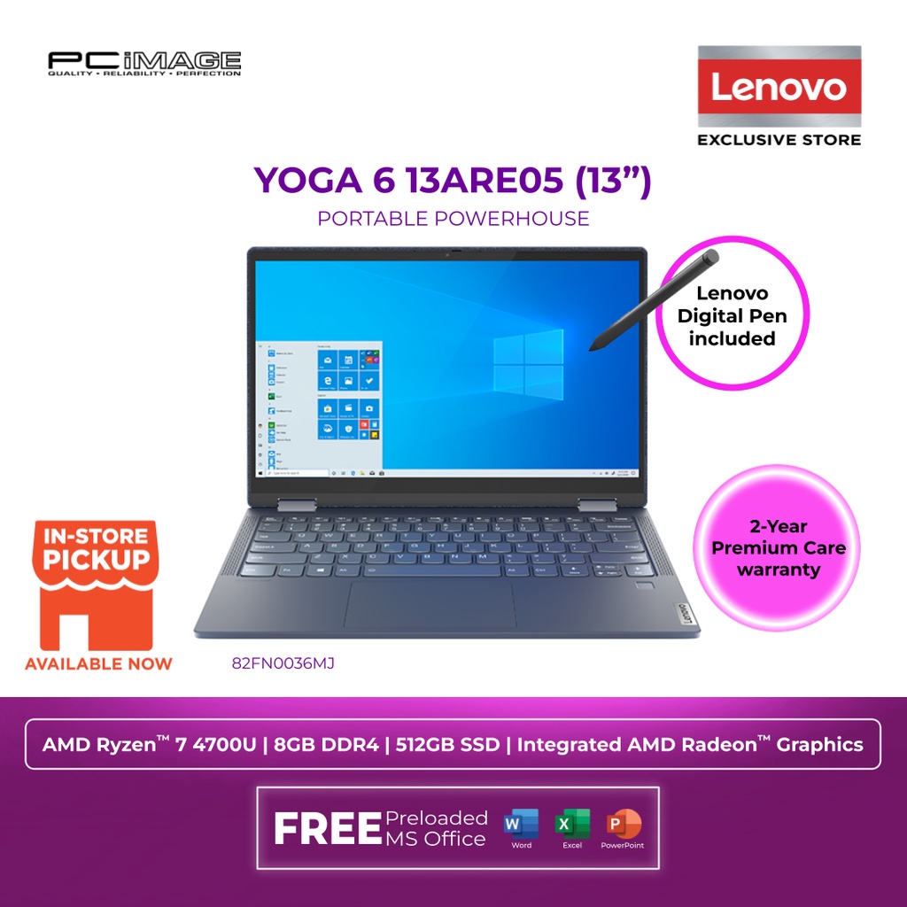Lenovo Yoga 6 13ARE05 Laptop - Abyss Blue (