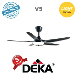 Deka K9 56 Remote Control Ceiling Fan K9 Black Shopee Malaysia