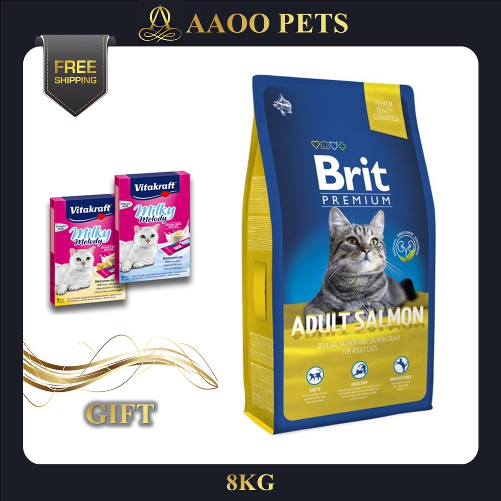 brit premium cat adult salmon
