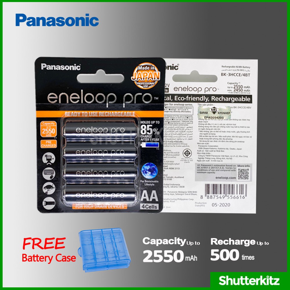 Аккумулятор panasonic eneloop pro