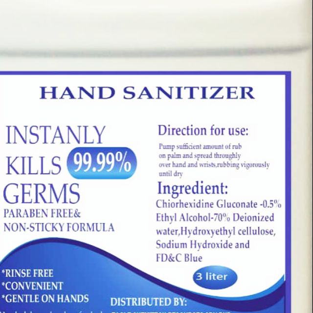 Rm110 00 Sale Kkm Approved With Not 5 Liter Hand Sanitizer 99 9 Kill Bacteria 70 Alcohol Shopee Malaysia