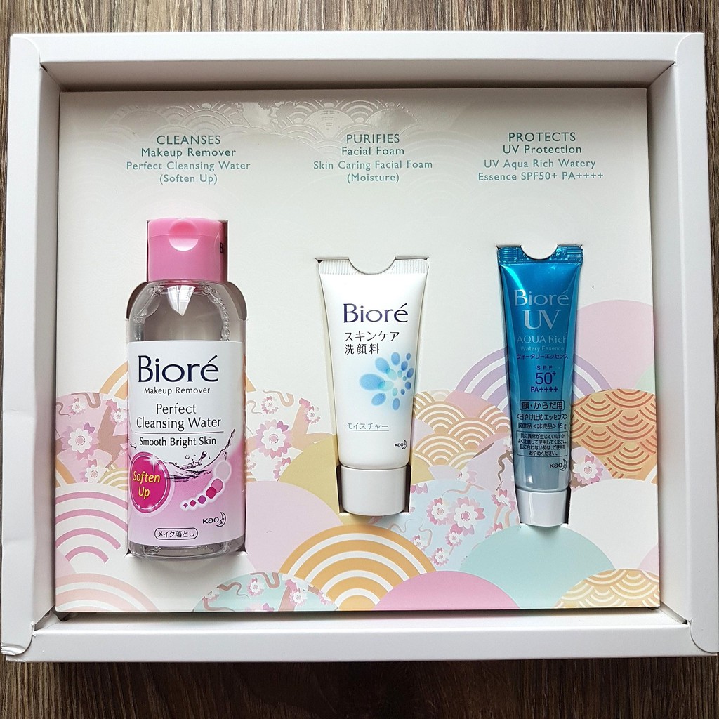 biore skincare set