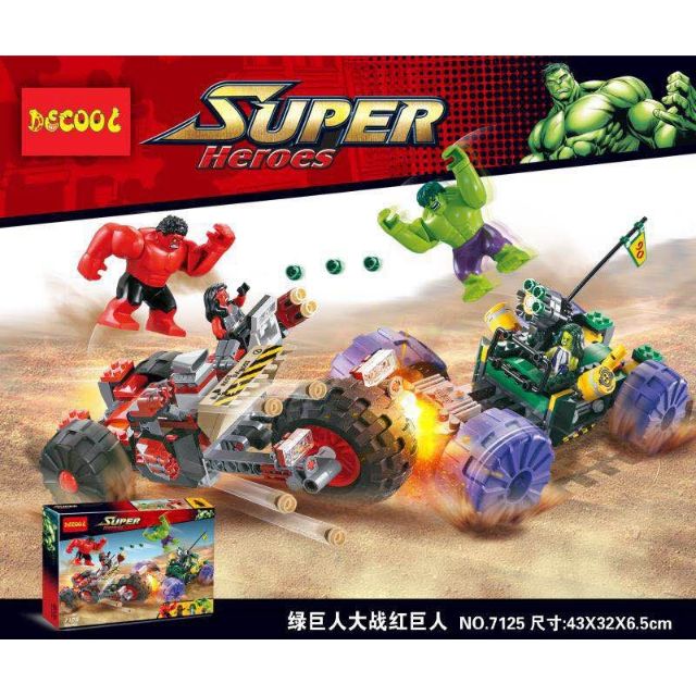 hulk v red hulk lego