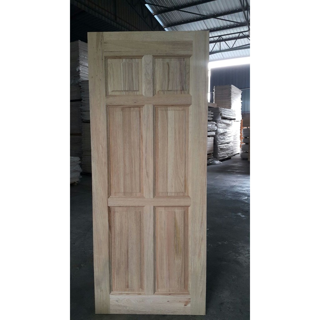 PY7A Solid Mix Wood Solid Wooden Door Malaysia  Door 