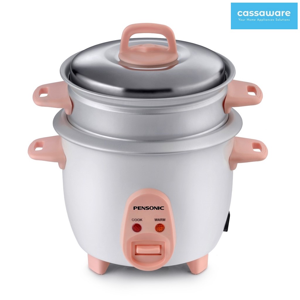 PENSONIC 0.6L Rice Cooker with Steam Tray PRC-602S / PRC602S Periuk Nasi Elektrik & Bekas Pengukus 电饭锅 蒸笼 1 ~ 2 Person