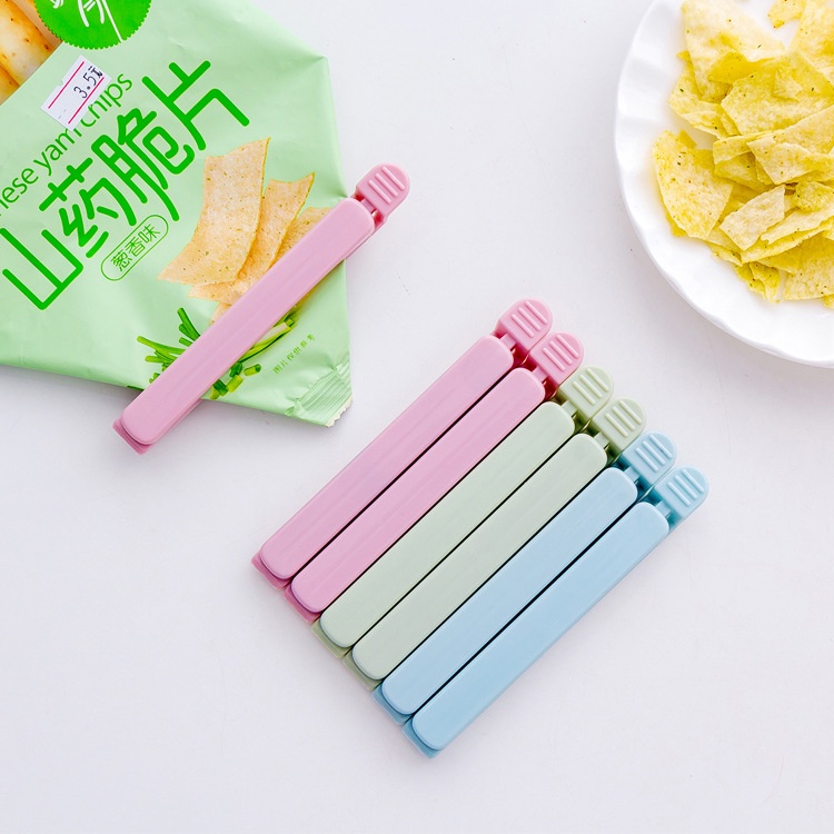 5 PCS Portable Food Snack Seal Sealing Machine Bag Clips Eco-Friendly Kitchen Gadgets Home Food Storage Organization Tools