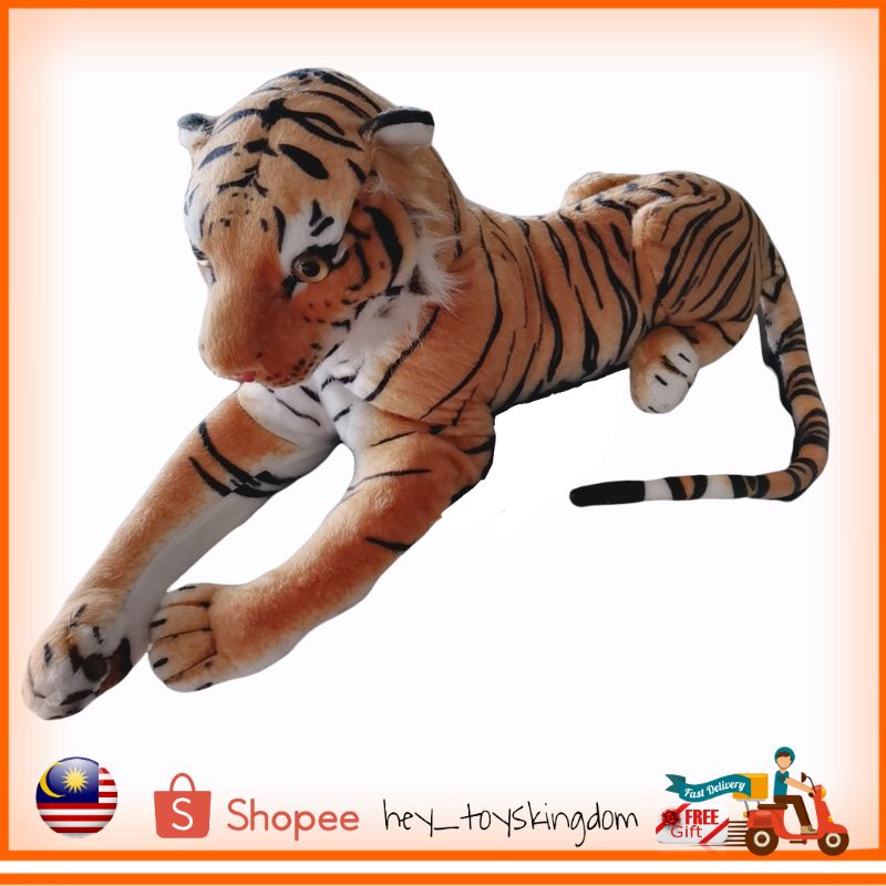 Harimau Patung Besar 115cmbig Tiger Doll Shopee Malaysia