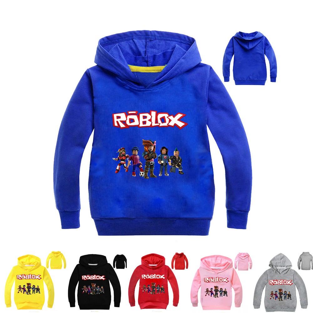 Roblox Kids Boys Girls Hooded Jacket Outerwear Autumn Hoodies Coat Sweatshirt Tops Shopee Malaysia - new boys girls roblox hooded tops kids casual hoodie