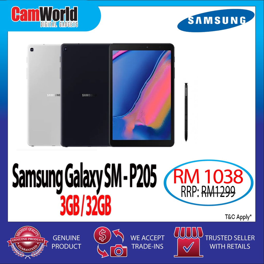 samsung tab a p205