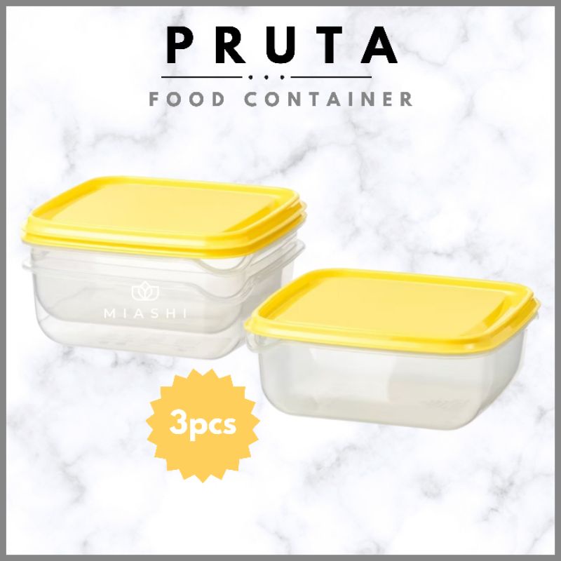 ikea-pruta-food-container-transparent-yellow-bpa-free-bekas