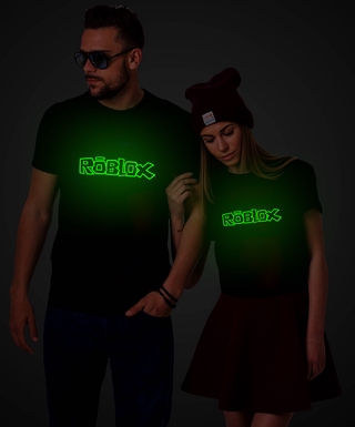 Glow In Dark Green Light Kids T Shirt Roblox Logo Print Children Tshirt Baby Tee Shopee Malaysia - roblox glow in the dark tee boys little kid journeys