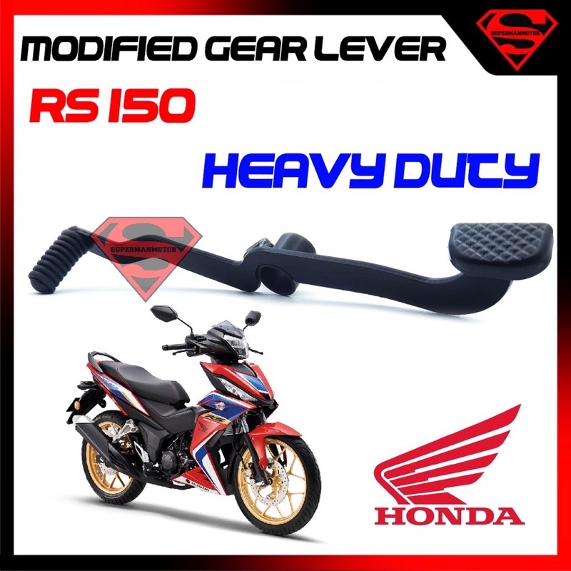 Gear Pedal Honda Rs 150 Rs150 Rs150r Gear Lever 2 Way Long 2 Way Long Shopee Malaysia