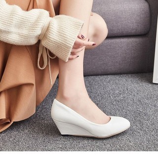 wedge pumps for work