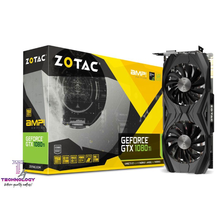 ZOTAC GeForce® GTX 1080 Ti AMP Edition 11GB | Shopee Malaysia