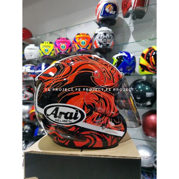 arai riptide red