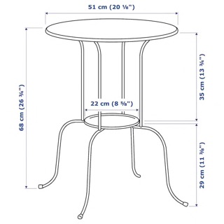  IKEA  LINDVED Side Table Meja Hiasan Ikea  Murah Shopee 