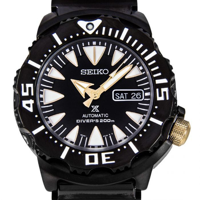 Seiko Monster M Prospex Diver Srp K Srp K Srp Black Shopee Malaysia