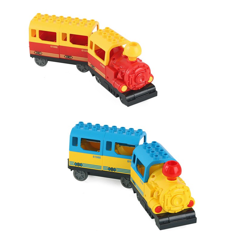 Diy Building Blocks Railway Track Accessories Electric Train Compatible