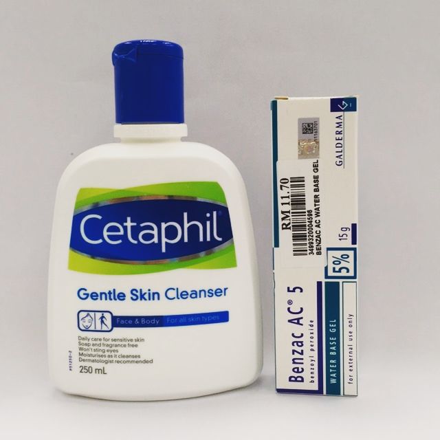 cetaphil with benzoyl peroxide