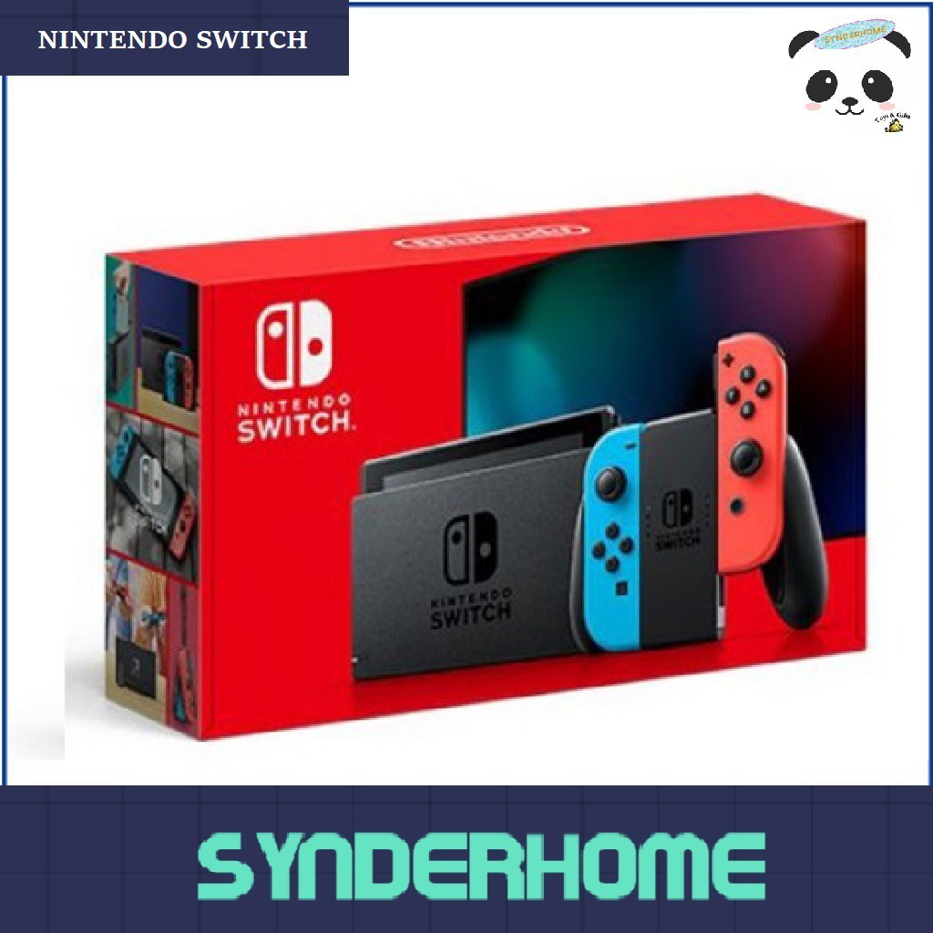 Cny Promo Ready Stock Nintendo Switch V2 Battery Enhanced Neon Gray Shopee Malaysia