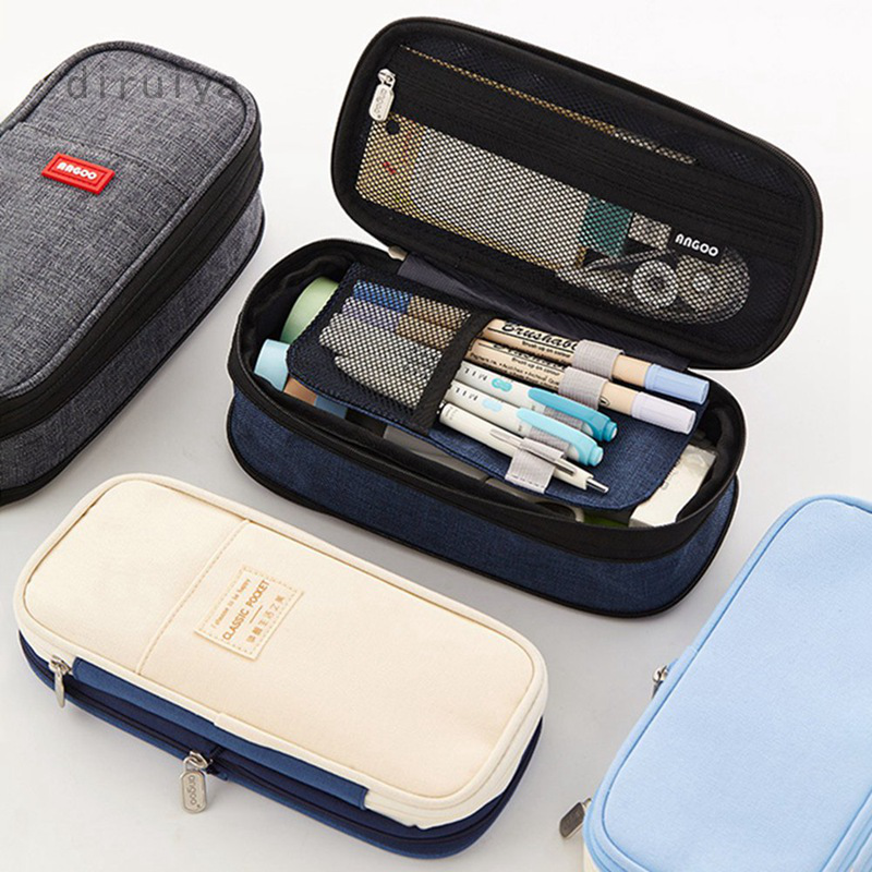 Foldable Pencil Case Big Capacity Pencil Pouch Large Pencil Boxes For Teen School Office Products Shopee Malaysia