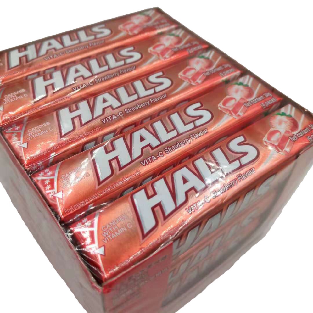 HALLS VITAC STRAWBERRY FLOVUR 34G