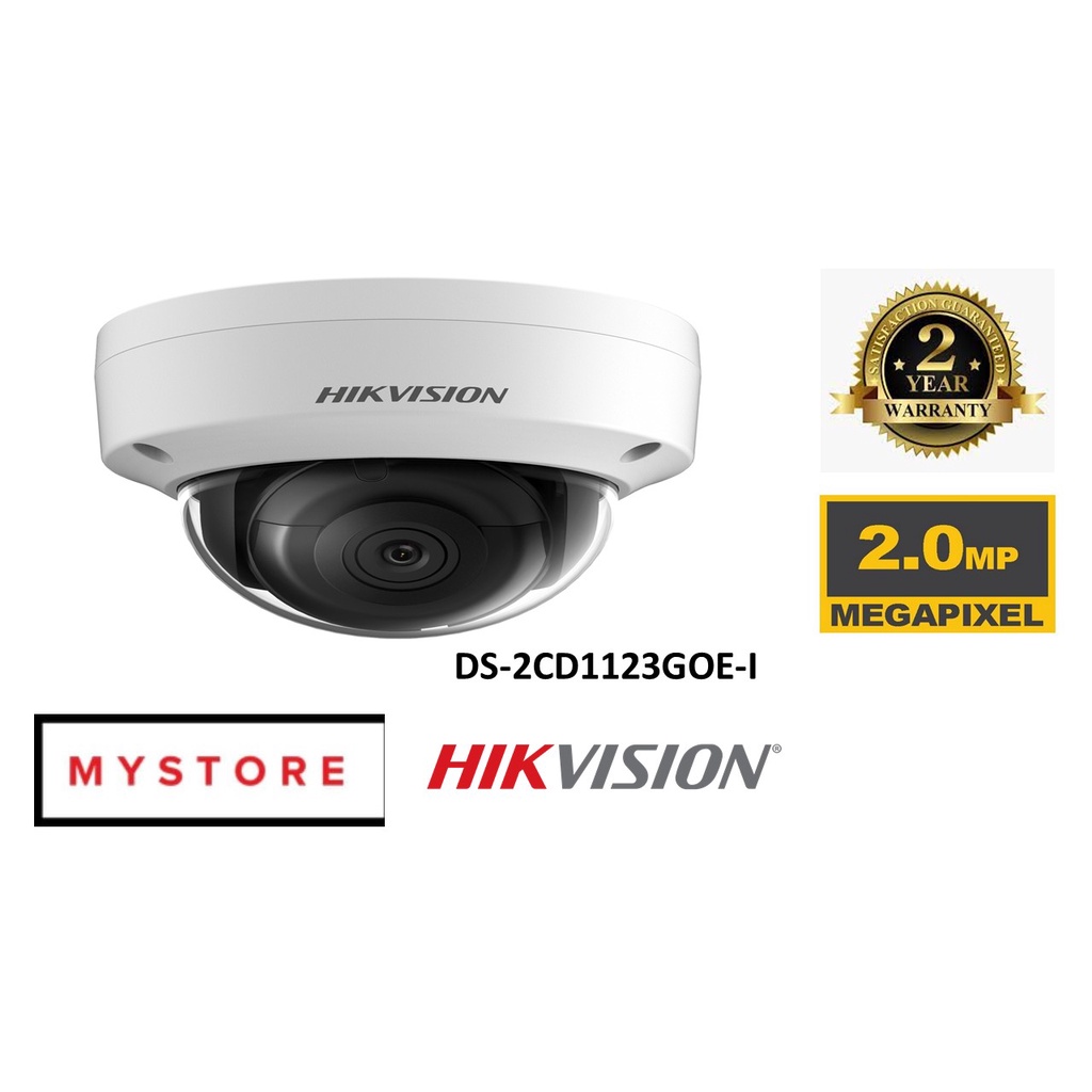 HIKVISION DS 2CD1123G0E I 2MP IR Network Dome POE IP Fixed Lens 1 Pack   6f465a910e3975115200d9d007578dfa