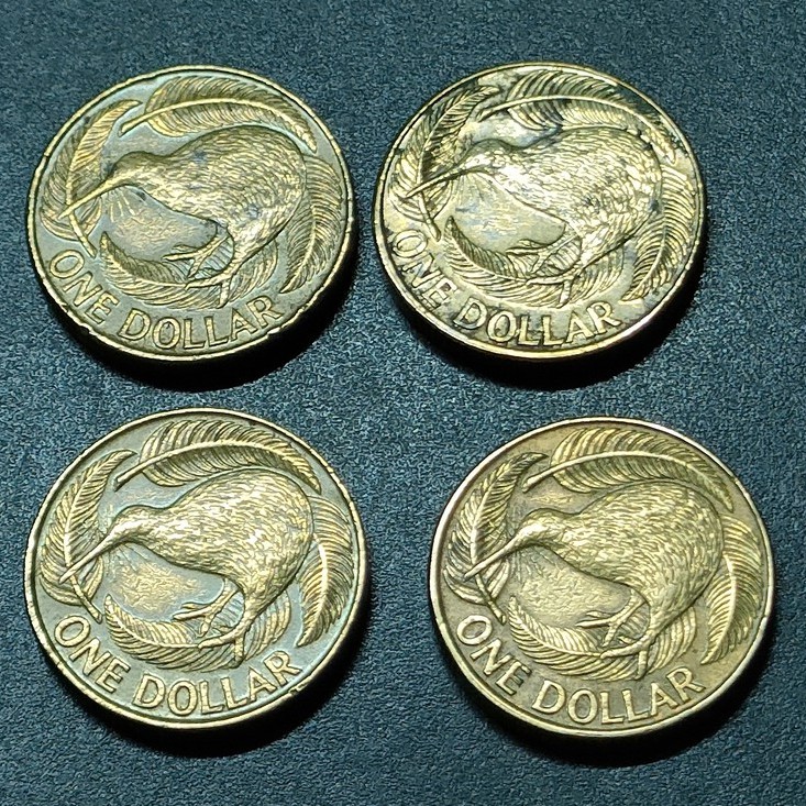 Buy Vintage New Zealand Queen Elizabeth Ii 1 Dollar 4 Coins Seetracker Malaysia