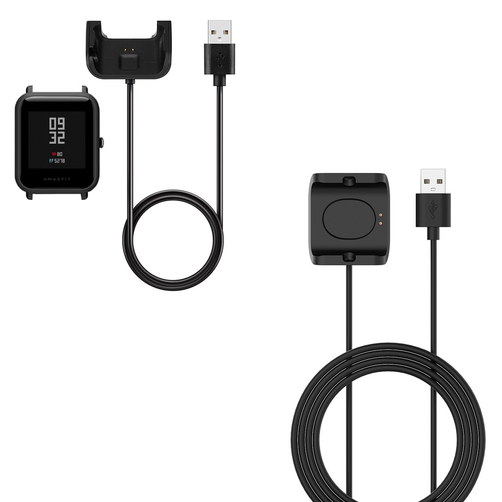 Usb Charging Cable Dock For Huami Amazfit Bip Lite Bip S Watch Charger Shopee Malaysia