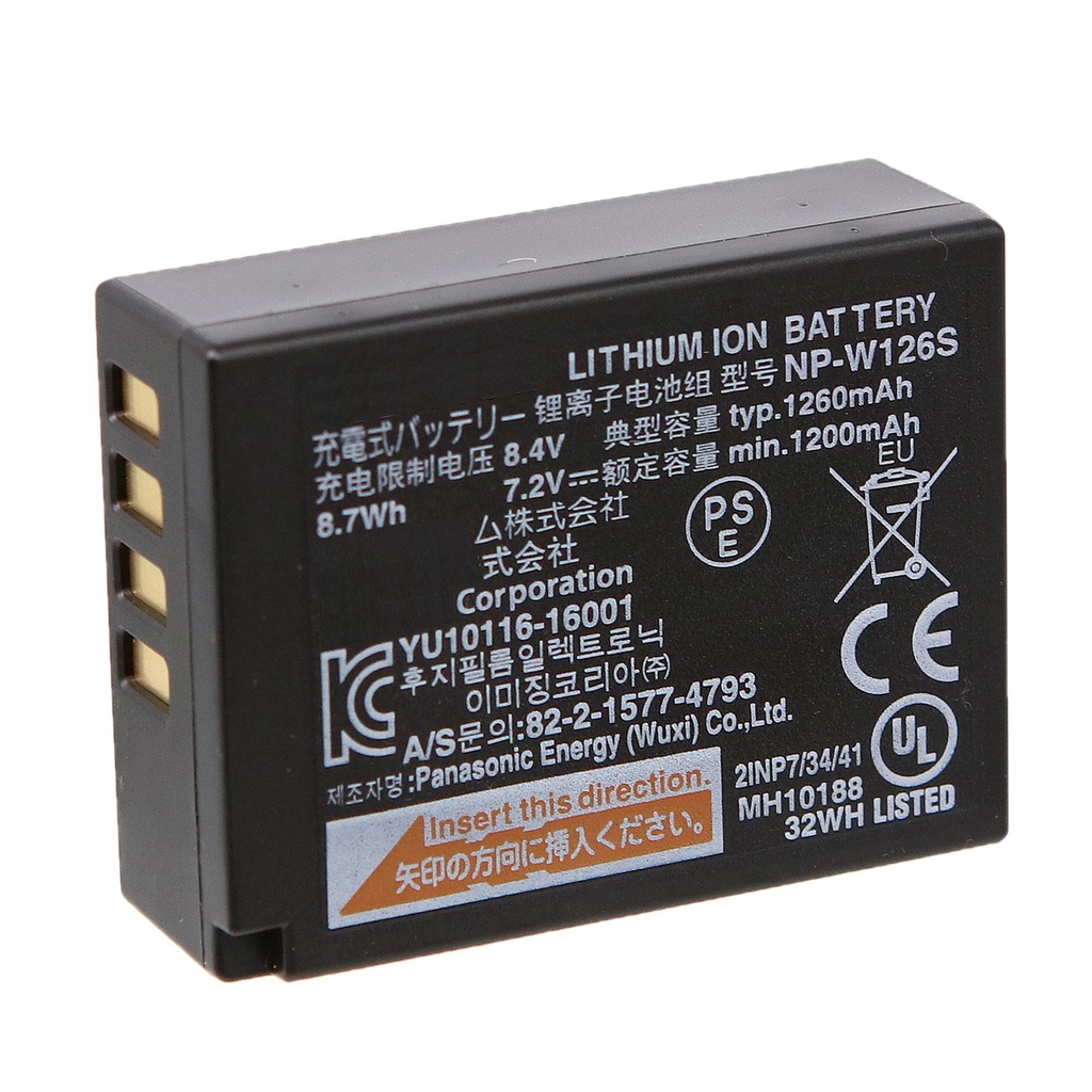 BM Premium 2 Pack of NP-W126S High Capacity Battery for Fujifilm FinePix X-T100 X-100F X-100V X-A7 X-T20 X-T30 X-H1 X-A2 X-A3 X-A5 X-A10 X-E1 X-E2 X-E2S X-E3 X-T1 X-T2 X-T3 Camera XT-200 X-T10 