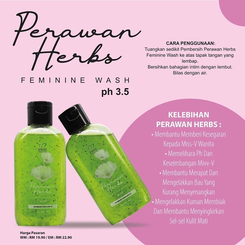 Buy Perawan Herbs New Dherbs Original Hq Seetracker Malaysia